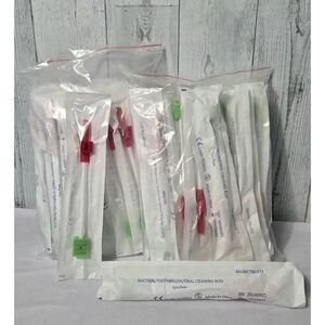 Medical Dental Oral Care Swabs Suction Toothbrush Cleaning Swabs